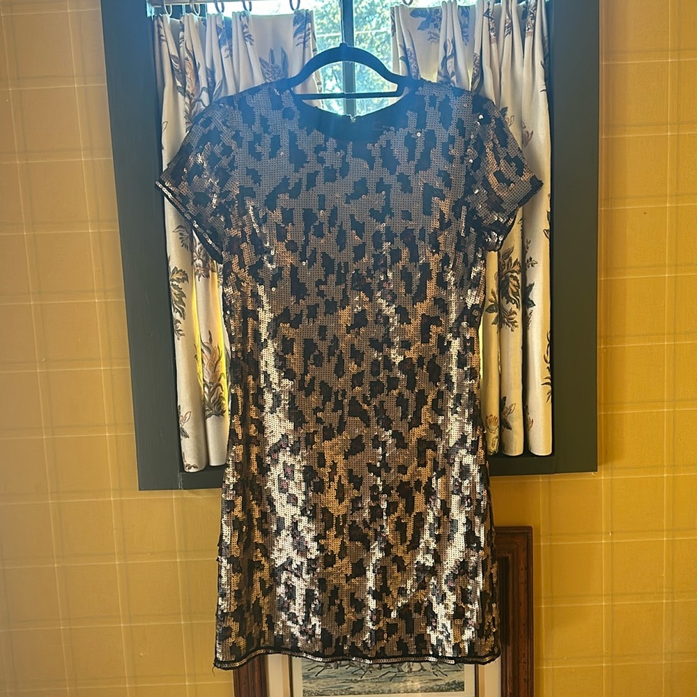 Sequin Shift Dress